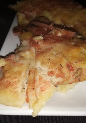 Una foto de Pizza sencilla