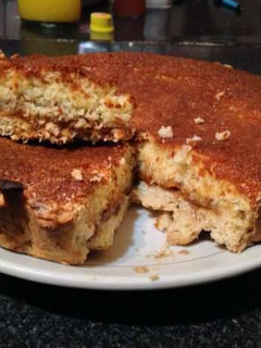 Una foto de Tarta de coco con dulce de leche