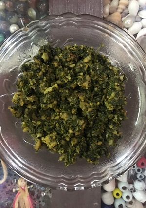 A picture of Methi-Gobhi sabzi.