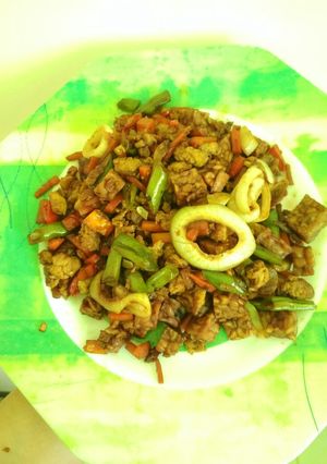Foto resep Tumis Sayur Tempe Simple