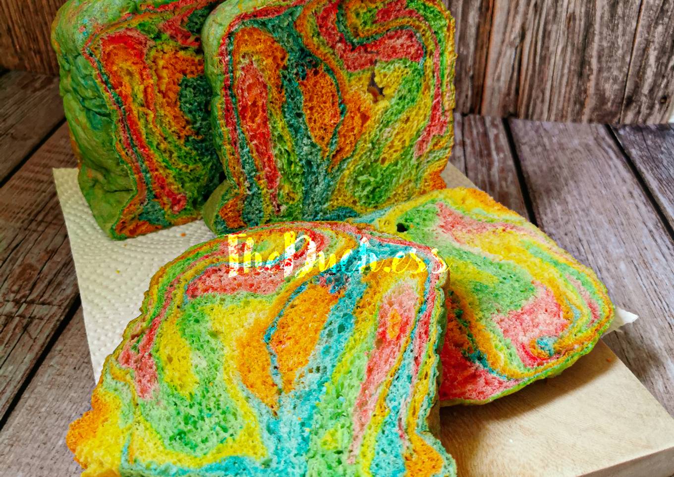 BM Rainbow Pelangi Bread