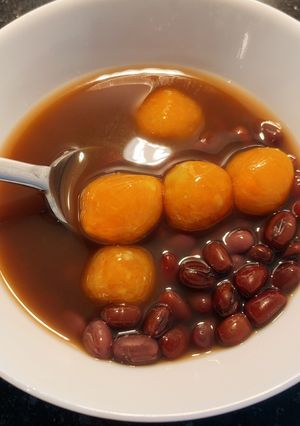 地瓜圓紅豆湯 的食譜成品照片