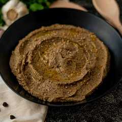 Foto di Hummus di ceci neri