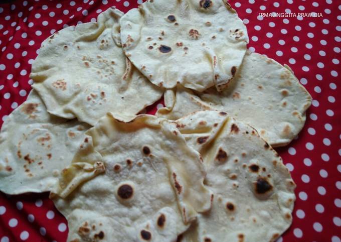 Tortillas a.k.a kulit kebab ceunah foto resep utama