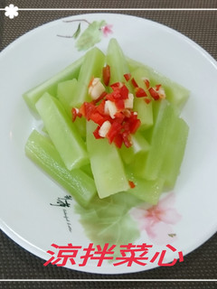 涼拌菜心(簡單料理) 的食譜成品照片