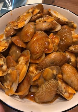 Foto resep Kerang batik saus padang