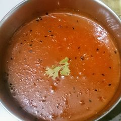 A picture of Khatti Meethi tomato chutney.