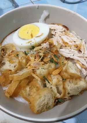 Foto resep Bubur ayam (cepet)