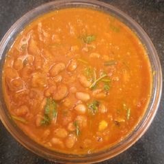 A picture of Kidney beans curry / Rajma.