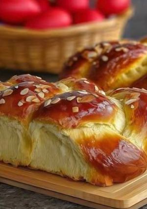 Φωτογραφία της συνταγής Πασχαλινά τσουρέκια με ίνες