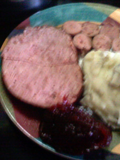 A picture of Easter Dinner.
