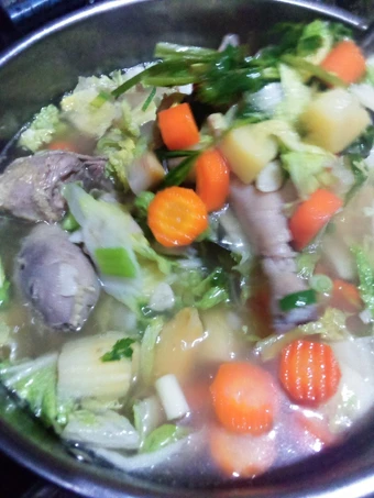 Langkah Gampang Membuat Resep Sup sayur kepala ceker ayam yang  Bikin Ketagihan Anti Ribet, Bisa Manjain Lidah