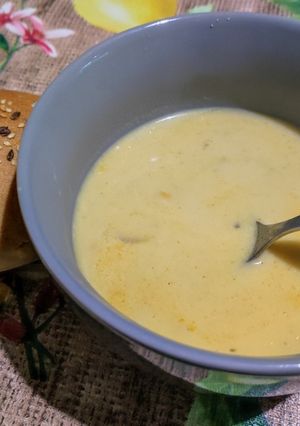 Pikáns kukorica krémleves recept fotója