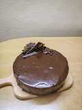 Healthy chocolate mousse cake