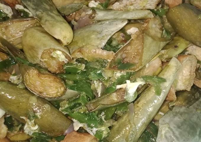 Resep: Terong tahu goreng sambel putih telur Menu Enak