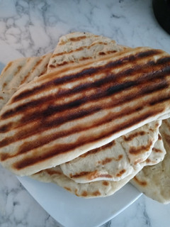 A picture of Ginger Garlic Naan Bread.