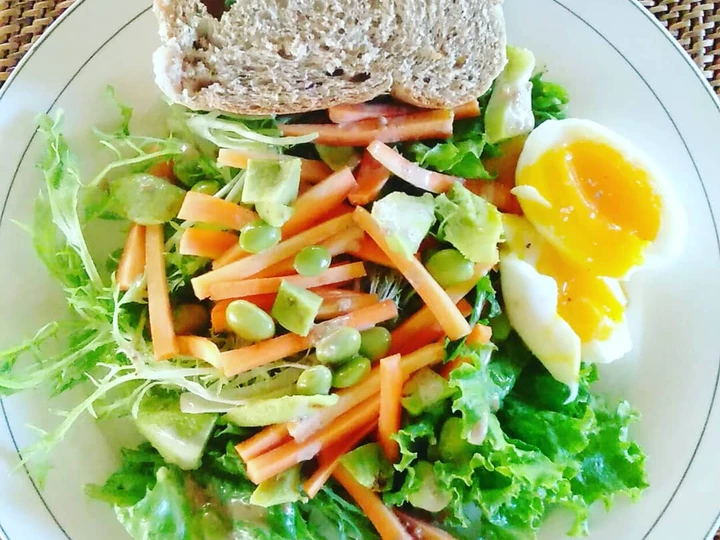 Langkah Gampang Menyiapkan Resep  Salad so simple yang Menggugah Selera, Bikin Ketagihan