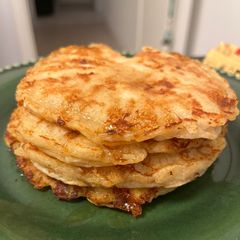 A picture of Cottage Cheese Pancakes.