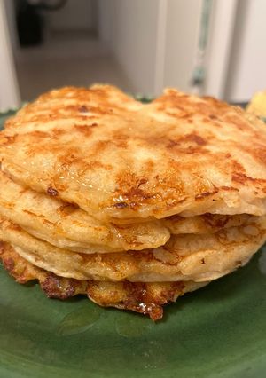 A picture of Cottage Cheese Pancakes.