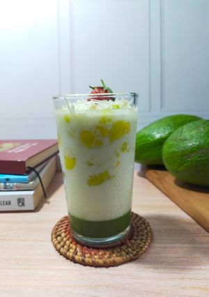 Foto resep Alpukat Kocok Creamy Matcha