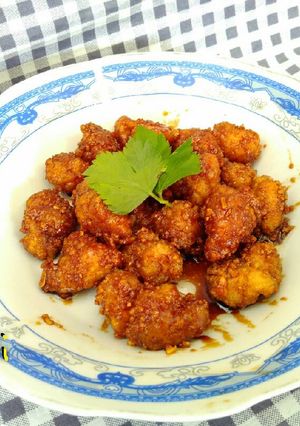 Foto resep Ayam Tepung Saus Madu