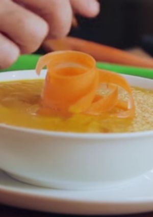 Foto de Sopa fria de cenoura com laranja