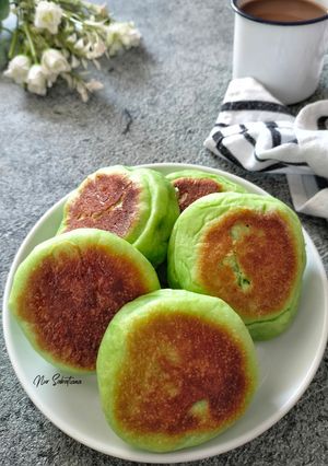 Foto resep Roti Pandan isi Unti Kelapa