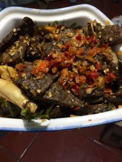 Foto resep Oseng Paru Pedas