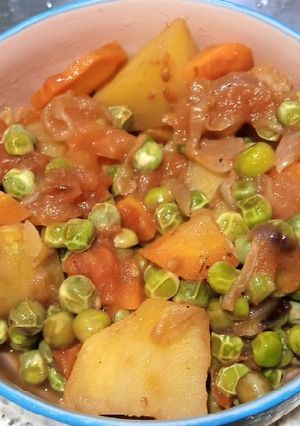 A picture of Unleafy vegetable stew😋.