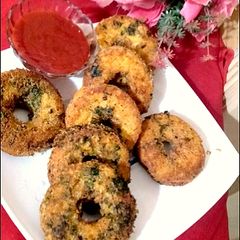 A picture of Bread Patato donuts.