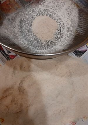 A picture of Homemade Urad flour.