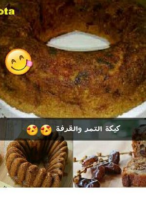 صورة لوصفة كيكة التمر والقرفة🎂