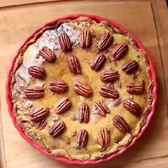 A picture of Keto Pecan Pie.