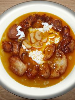 Una foto de Sopa de ajo