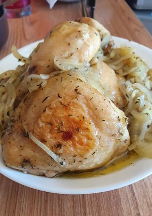 Foto resep Roasted lemon chicken