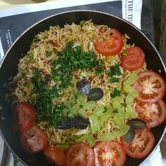 A picture of Vegetable Biryani.