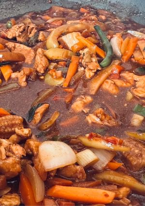 Szecsuáni csirke recept fotója