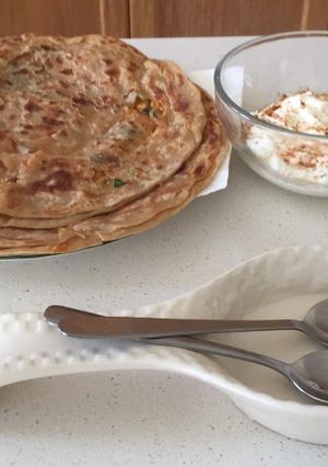 A picture of Muli kay prathay dahi kay sath.