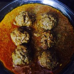 A picture of Beef mince koftay.