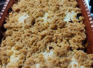 Une photo de Crumble de Ratatouille au chèvre frais 😋