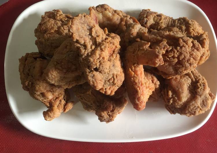 Cara Gampang Menyiapkan Ayam Kentucky/Fried Chicken/Ayam KFC yang Bikin Ngiler
