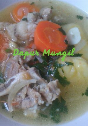 Foto resep 4. Marak lahma (sup kambing arab)