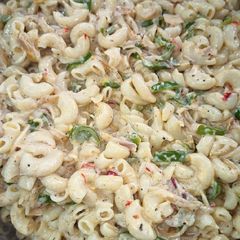 A picture of White sauce macaroni.