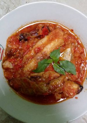 Foto resep Sambal Asem Ikan Pari Asap (Segerrr)
