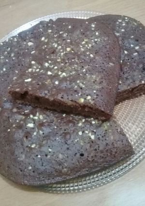 عکسی از دستور کیک شکلاتی بدون فر