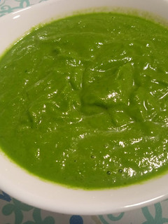 Una foto de Gazpacho de pepinos y espinaca en Thermomix TM21