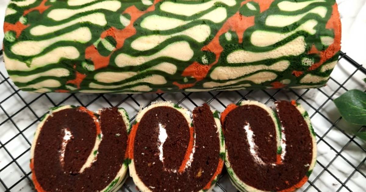 Resep Brownies Kukus Gulung Batik oleh Idha Midayanthi Cookpad