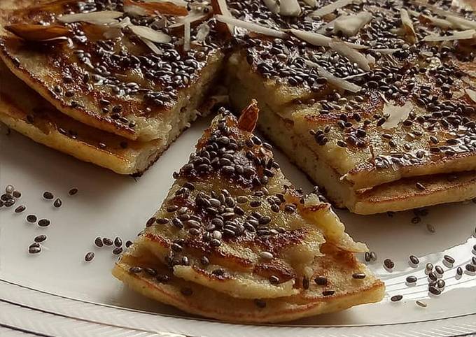 Recipe of Quick Oats banana pan cake