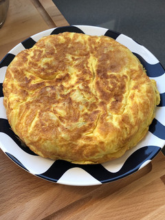 Una foto de Tortilla de patatas en microondas