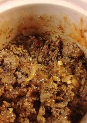 A picture of Crockpot sweet sloppy joe.